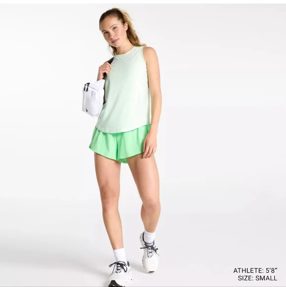 NWT DSG Women's Lime Green High-Waisted Shorts Size Medium - Picture 2 of 4